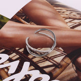 Sterling Silver Cross Ring | Vivian 0 Chicy Boutique