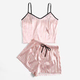 Stripe Pajama Set | Hila Chicy Boutique pink M