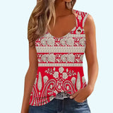 Neck Split Sleeve Tank Top | Cedar Chicy Boutique