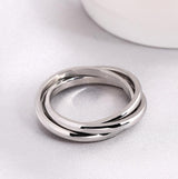 Titanium Steel Ring | Jesicca 0 Chicy Boutique Silver No 10
