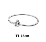 Silver Bracelet Round Hanging Beads | Yoel 0 Chicy Boutique A 16cm