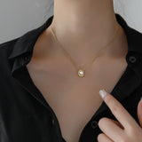 Minority Cold Wind Pearl Necklace | Montezuma 0 Chicy Boutique