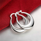 Crescen Silver Earrings | sahara 0 Chicy Boutique