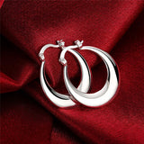 Crescen Silver Earrings | sahara 0 Chicy Boutique
