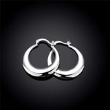Crescen Silver Earrings | sahara 0 Chicy Boutique