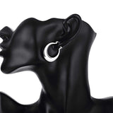 Crescen Silver Earrings | sahara 0 Chicy Boutique