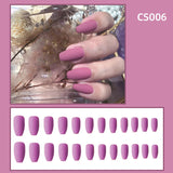 Fake Nails Wear Waterproof Ballet Nails 0 Chicy Boutique Cherry Blossom Purple