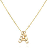 Glossy Letter Copper Pendant | Shimi 0 Fibobus DropShipping
