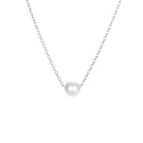 Marianne Freshwater Pearl Necklace 0 Chicy Boutique Steel