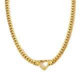 Love Chain Necklace Titanium Steel | Michelle 0 Fibobus DropShipping