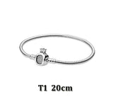 Silver Bracelet Round Hanging Beads | Yoel 0 Chicy Boutique A 20cm