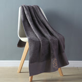 Five-star Hotel Bath Towels Are Soft And Absorbent | Lumin 0 Chicy Boutique Dark grey 80x160cm
