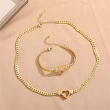 Love Chain Necklace Titanium Steel | Michelle 0 Fibobus DropShipping