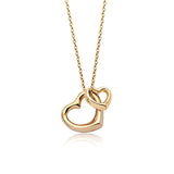 gold plated heart-shaped necklace | Daniel 0 Chicy Boutique