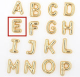 Glossy Letter Copper Pendant | Shimi 0 Fibobus DropShipping E Gold