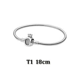 Silver Bracelet Round Hanging Beads | Yoel 0 Chicy Boutique A 18cm