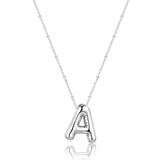 Glossy Letter Copper Pendant | Shimi 0 Fibobus DropShipping A Silvery