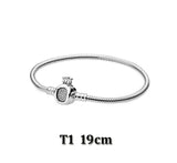 Silver Bracelet Round Hanging Beads | Yoel 0 Chicy Boutique A 19cm