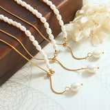 Pearl Tassel Pendant Necklace | Sarit 0 Chicy Boutique