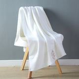 Five-star Hotel Bath Towels Are Soft And Absorbent | Lumin 0 Chicy Boutique Elegant white 80x160cm