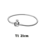 Silver Bracelet Round Hanging Beads | Yoel 0 Chicy Boutique A 21cm