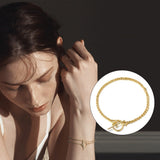 Fried Dough Twists Chain Diamond Bracelet | Han 0 Fibobus DropShipping