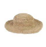 Brown White Weaving Straw Hat | Camille Fibobus DropShipping