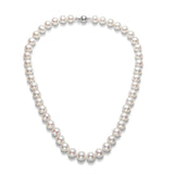 High Gloss White Pearl Necklace | Zohar 0 Chicy Boutique 10mm20in