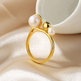 Freshwater Pearl Ring 0 Chicy Boutique