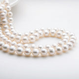 High Gloss White Pearl Necklace | Zohar 0 Chicy Boutique