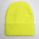 Wool Blends Cap | Snug Chicy Boutique Fluorescent yellow