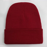 Wool Blends Cap | Snug Chicy Boutique Wine red