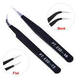 Stainless Steel Curved Straight Tweezer | Twinkle Chicy Boutique