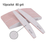 Professional Sandpaper Strong Thick Nail Chicy Boutique 10Pcs 80 Grit