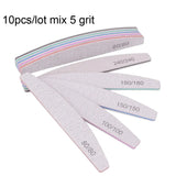 Professional Sandpaper Strong Thick Nail Chicy Boutique 10Pcs mix Grit