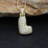 A-Z Zircon necklace | Leti Chicy Boutique L