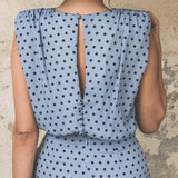 Polka Dot Ruched Dress | Polka Chicy Boutique