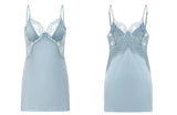 Perspective Lace Nightdress | Touch Chicy Boutique Blue L