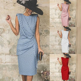 Polka Dot Ruched Dress | Polka Chicy Boutique