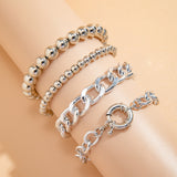 Beads And Round Beads bracelet | Luke 0 Chicy Boutique