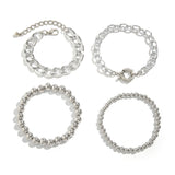 Beads And Round Beads bracelet | Luke 0 Chicy Boutique