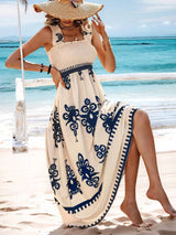 🌴 Summer Strappy Backless Dress | Beach Chicy Boutique Sky Blue S