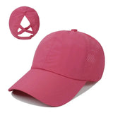Drying Breathable Female Baseball Cap | Felicity Chicy Boutique Red Adjustable