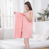 Women Chest Wearable Bath Towel | Elowen Chicy Boutique Pink-1PC