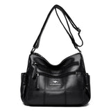 3 Layers Shoulder Crossbody | Femme Chicy Boutique Black