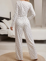 Cozy Bowknot Pajama Set – Cute & Comfy Sleepwear 🎀 | Velmora Chicy Boutique