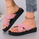 Open Toe Non Slip Wedges | Richy Chicy Boutique Pink 36