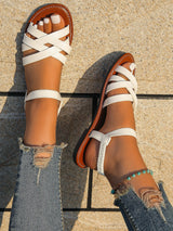 Roman Strap with Non slip Rubber Soles | Moshit Chicy Boutique
