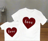Pink Heart Mommy-Daughter | Wansa Chicy Boutique Black L
