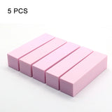 Nails Buffer Grind Buffing Block | Flicker Chicy Boutique Pink-5pcs